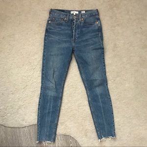 RE/DONE High Rise Ankle Crop